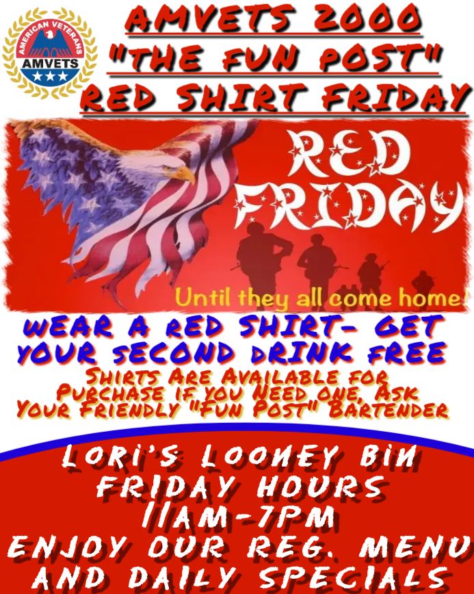 RED Shirt Friday Lori