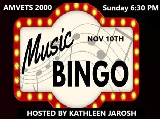 Music Bingo 11102024