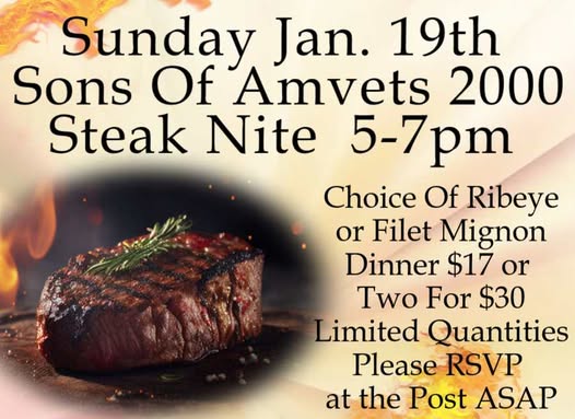 SOA 2000 Steak Nite 01192025