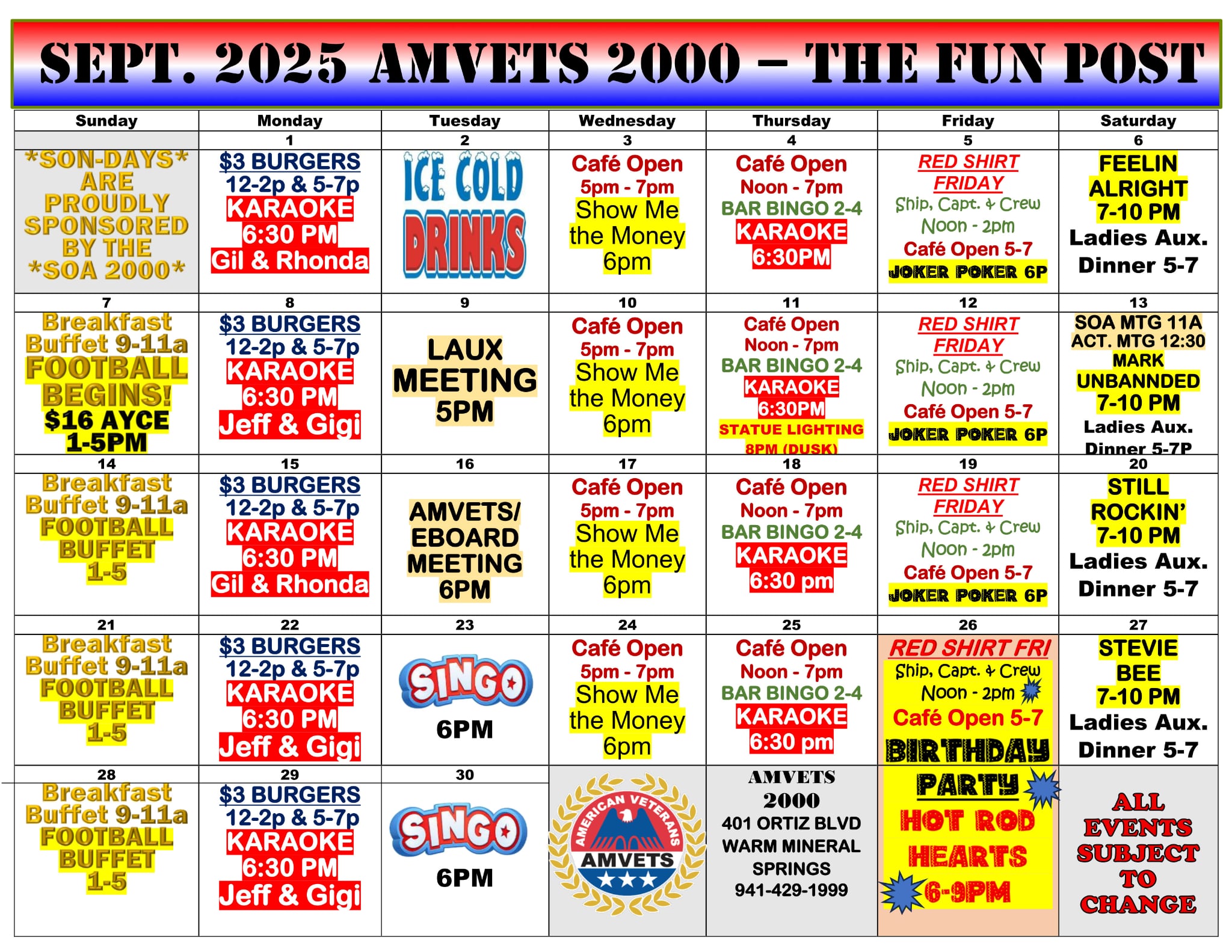 September 2025 Calendar