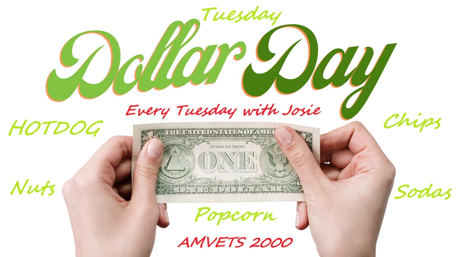 Tuesday Dollar Day